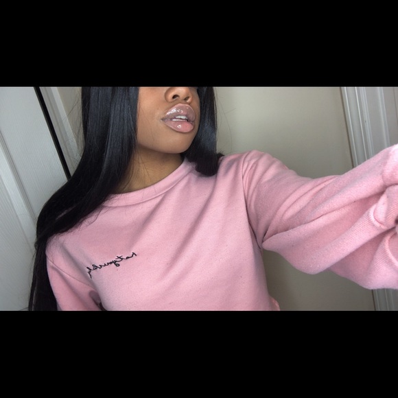 Pink crop sweater - Picture 1 of 2